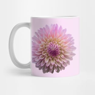 Coralie Dahlia, Peach and Pink Flower Mug